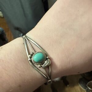 Authentic Silver Turquoise Bracelet